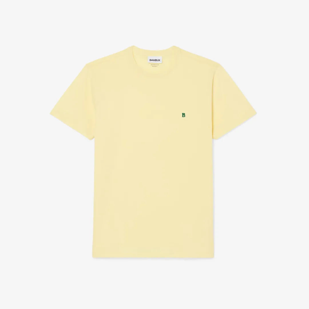 Premium Yellow Pima Bamboo T-Shirt - The pinnacle of comfort and sophistication