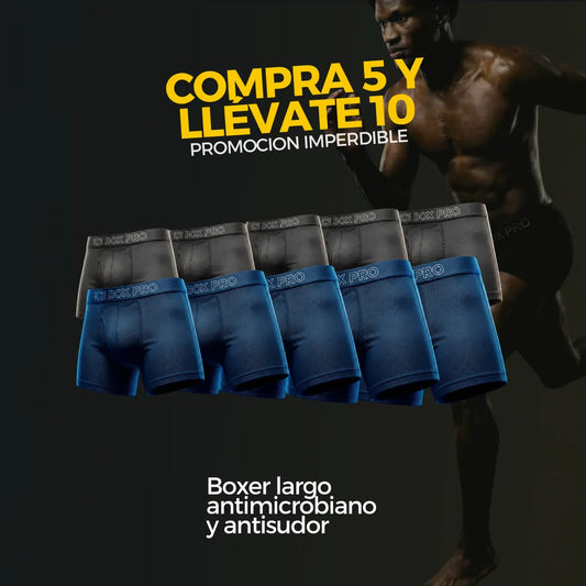 BUY 5 GET 10 – IceBoxer Boxers: Anti-sweat, Antibacterial and Ultra Soft